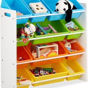 Organizator cu cutii de depozitare Chavis de la Relaxdays