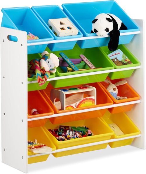 Organizator cu cutii de depozitare Chavis de la Relaxdays