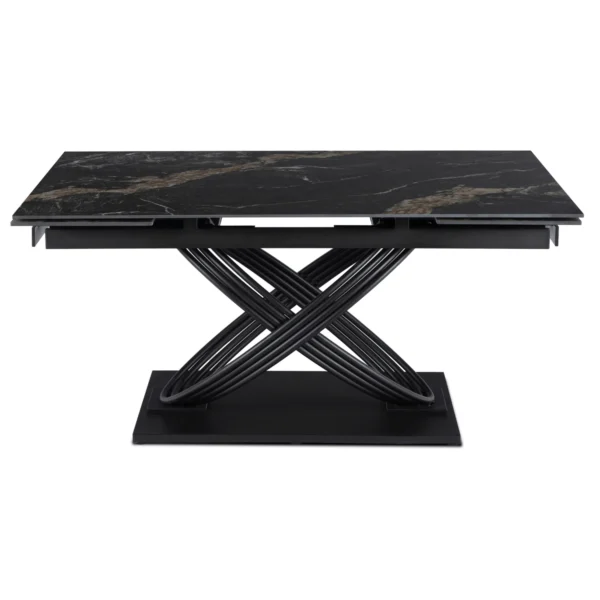 ibiza-160-240-cm-black-marble-black-table-si-4-scaune-mumbai-cream-set-10 IBIZA 160-240 cm Black Marble/Black Table și 4 Scaune MUMBAI Cream Set — MOBILA