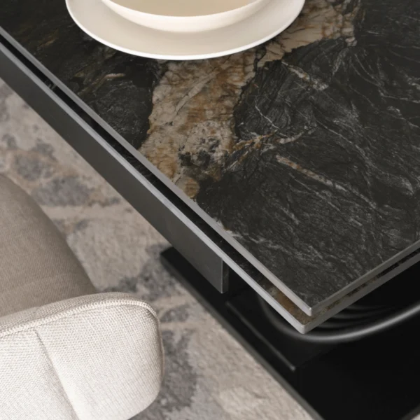 ibiza-160-240-cm-black-marble-black-table-si-4-scaune-mumbai-cream-set-7 IBIZA 160-240 cm Black Marble/Black Table și 4 Scaune MUMBAI Cream Set — MOBILA