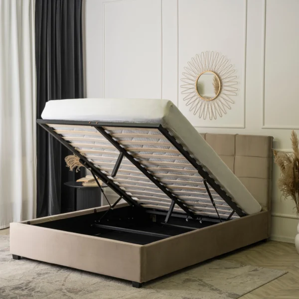 Pat 140x200 TINGA Velour Bej — MOBILA