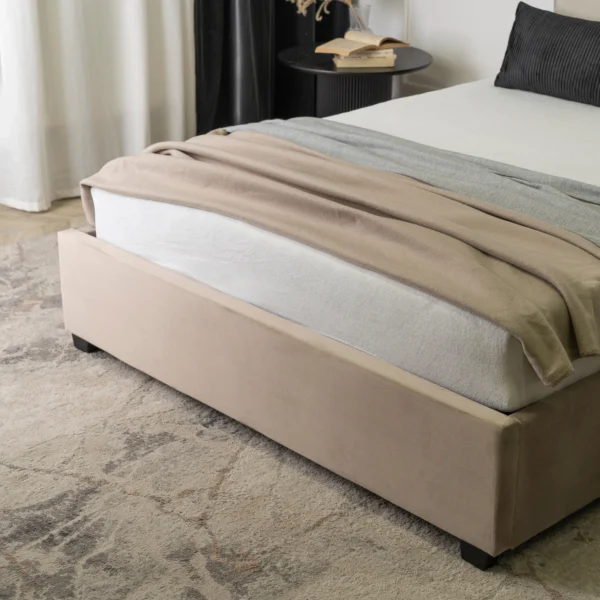 Pat 140x200 TINGA Velour Bej — MOBILA