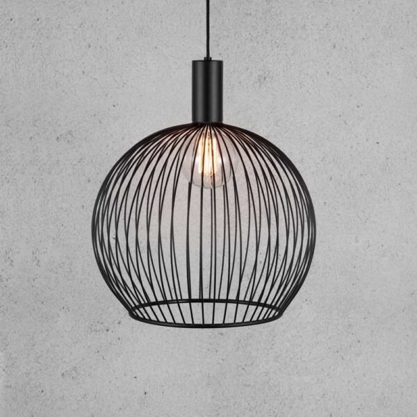 Lampă suspendată Aver 50 – Design For The People (DFTP) | Negru | Ø50 cm