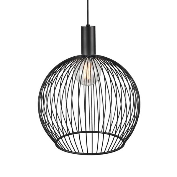 Lampă suspendată Aver 50 – Design For The People (DFTP) | Negru | Ø50 cm