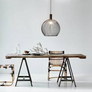Lampă suspendată Aver 50 – Design For The People (DFTP) | Negru | Ø50 cm