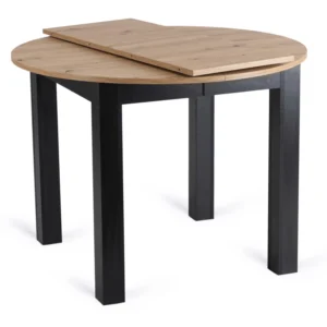 set-harry-masa-102-142-cm-stejar-artisan-negru-si-4-scaune-peru-negru-4 Set HARRY Masă 102-142 cm Stejar Artisan/Negru și 4 Scaune PERU Negru — MOBILA