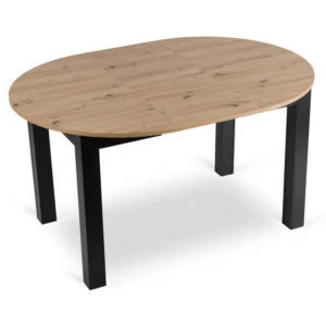 set-harry-masa-102-142-cm-stejar-artisan-negru-si-6-scaune-peru-negru-5 Set HARRY Masă 102-142 cm Stejar Artisan/Negru și 6 Scaune PERU Negru — MOBILA