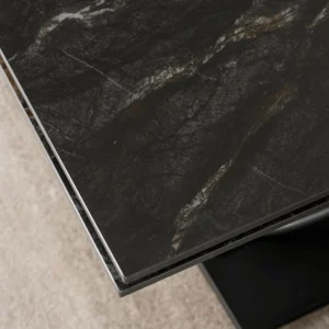 set-ibiza-masa-160-240-cm-black-marble-negru-si-4-scaune-july-cream-4 Set IBIZA Masă 160-240 cm Black Marble/Negru și 4 Scaune JULY Cream — MOBILA