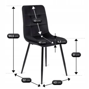 set-masa-harry-102-142-cm-craft-oak-negru-si-6-scaune-peru-negru-12 Set masă HARRY 102-142 cm Craft Oak/Negru și 6 scaune PERU Negru — MOBILA