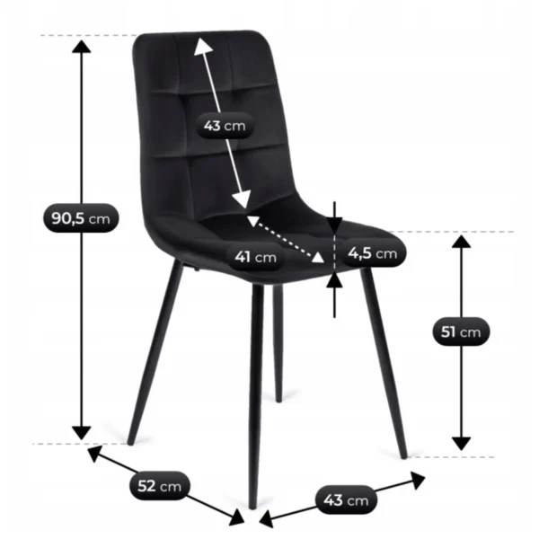 set-masa-harry-102-142-cm-craft-oak-negru-si-6-scaune-peru-negru-12 Set masă HARRY 102-142 cm Craft Oak/Negru și 6 scaune PERU Negru — MOBILA