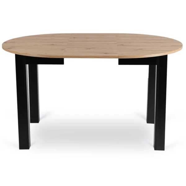set-masa-harry-102-142-cm-stejar-artizanal-negru-si-4-scaune-bari-negre-11 Set masă HARRY 102-142 cm stejar artizanal/negru și 4 scaune BARI negre — MOBILA
