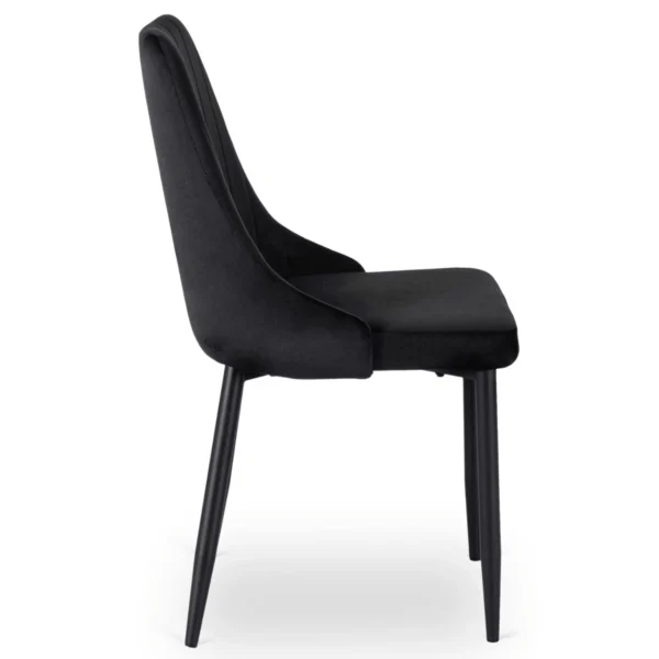 set-masa-harry-102-142-cm-stejar-artizanal-negru-si-4-scaune-bari-negre-14 Set masă HARRY 102-142 cm stejar artizanal/negru și 4 scaune BARI negre — MOBILA