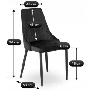 set-masa-harry-102-142-cm-stejar-artizanal-negru-si-4-scaune-bari-negre-17 Set masă HARRY 102-142 cm stejar artizanal/negru și 4 scaune BARI negre — MOBILA
