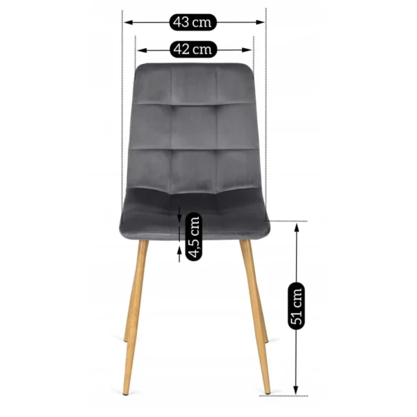 set-masa-harry-102-142-cm-stejar-artizanal-si-4-scaune-fredy-gri-16 Set masă HARRY 102-142 cm stejar artizanal și 4 scaune FREDY gri — MOBILA