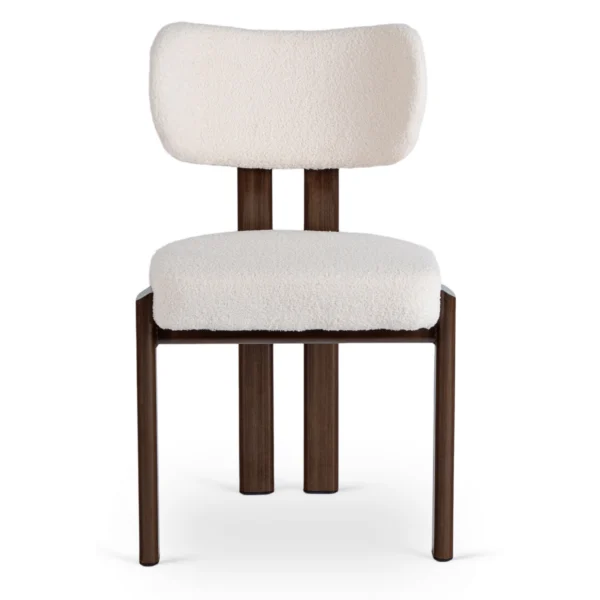 Set masă LIZBONA 160-200 cm marmură albă/oraș și 4 scaune GRENADA crem — MOBILA