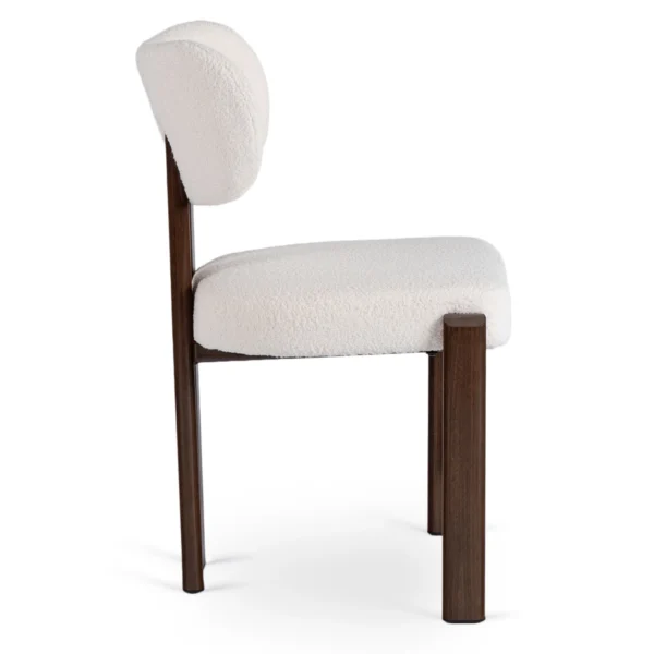 Set masă LIZBONA 160-200 cm marmură albă/oraș și 4 scaune GRENADA crem — MOBILA