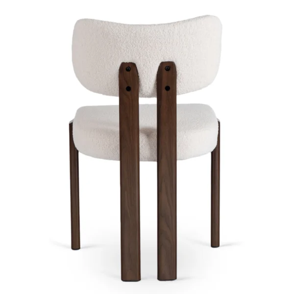 Set masă LIZBONA 160-200 cm marmură albă/oraș și 4 scaune GRENADA crem — MOBILA