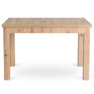 set-masa-skubi-120-160-cm-stejar-artizanal-si-4-scaune-rodri-bej-7 Set masă SKUBI 120-160 cm stejar artizanal și 4 scaune RODRI bej — MOBILA