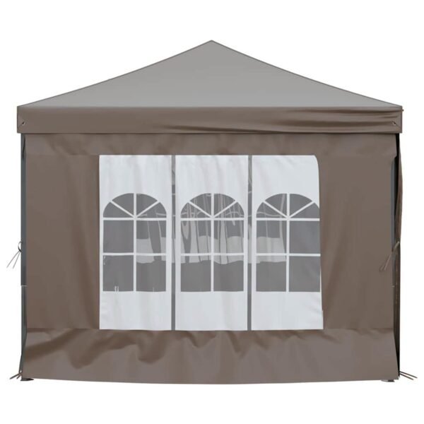 Cort pliabil pentru petrecere Kyale – Gri taupe, 3x6 m