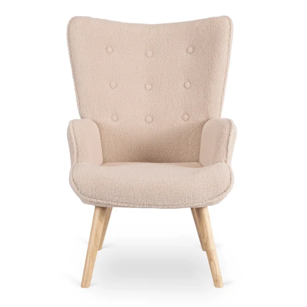 fotoliu-de-relaxare-lozano-cu-suport-pentru-picioare-bej-din-tesatura-boucle-5-2 Fotoliu de relaxare LOZANO cu suport pentru picioare, bej, din țesătură bouclé — Fotolii cu taburet