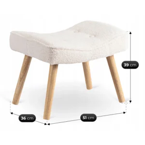 fotoliu-de-relaxare-lozano-cu-suport-pentru-picioare-culoare-crem-din-tesatura-boucle-12-1 Fotoliu de relaxare LOZANO cu suport pentru picioare, culoare crem, din țesătură Boucle — Fotolii cu taburet