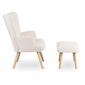 fotoliu-de-relaxare-lozano-cu-suport-pentru-picioare-culoare-crem-din-tesatura-boucle-3-1 Fotoliu de relaxare LOZANO cu suport pentru picioare, culoare crem, din țesătură Boucle — Fotolii cu taburet