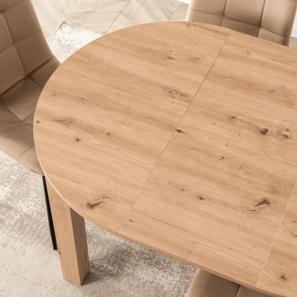 Masa HARRY extensibilă 92-132 cm, stejar Artisan — Mese