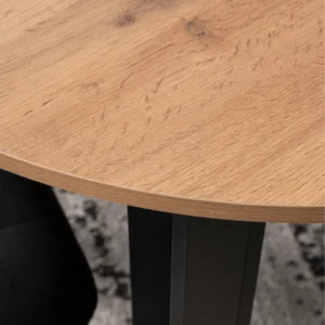 Masa HARRY extensibilă 92-132 cm Stejar Craft/Negru — Mese