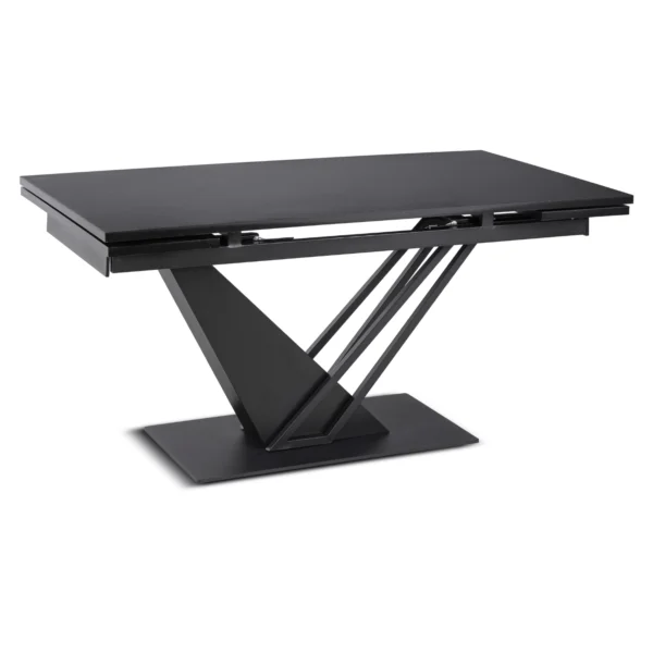 masa-rex-extensibila-160-220-cm-mdf-negru-1 Masa REX extensibilă 160-220 cm, MDF, negru — Mese