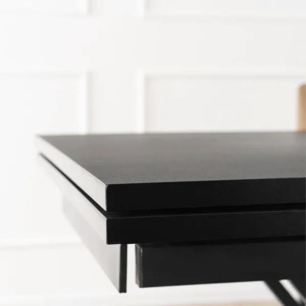 masa-rex-extensibila-160-220-cm-mdf-negru-5 Masa REX extensibilă 160-220 cm, MDF, negru — Mese