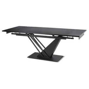 masa-rex-extensibila-160-220-cm-mdf-negru-7 Masa REX extensibilă 160-220 cm, MDF, negru — Mese