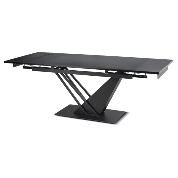 masa-rex-extensibila-160-220-cm-mdf-negru-7 Masa REX extensibilă 160-220 cm, MDF, negru — Mese