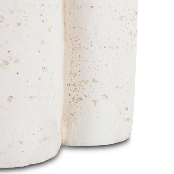 Măsuță BROK 46 cm Crem/Bej Modernă — Măsuțe rotunde