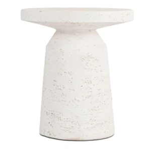 Măsuță DESS 38 cm Crem/Bej Modernă — Măsuțe rotunde