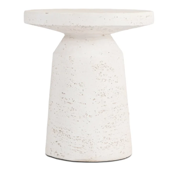 Măsuță DESS 38 cm Crem/Bej Modernă — Măsuțe rotunde