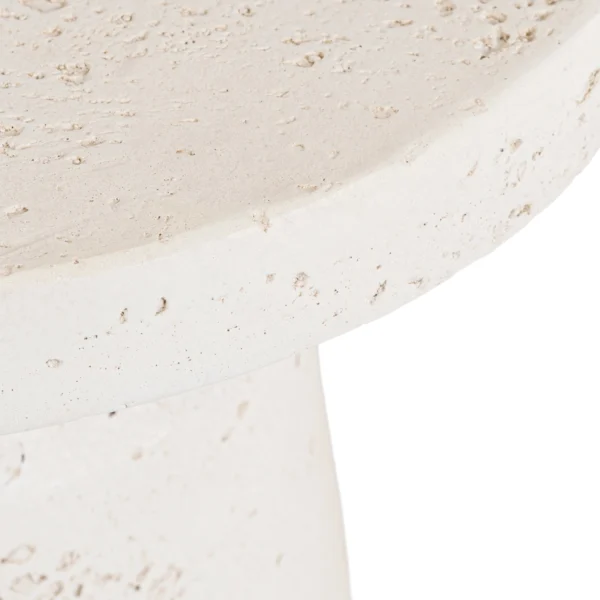 Măsuță DESS 38 cm Crem/Bej Modernă — Măsuțe rotunde