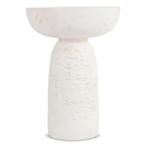 Măsuță HENRICO 40 cm Crem/Bej Modernă — Măsuțe rotunde