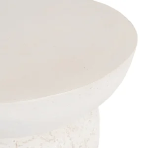 Măsuță LIVIA 39 cm Crem/Bej Modernă — Măsuțe rotunde