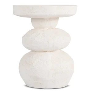 Măsuță LOVI 41 cm Crem/Bej Modernă — Măsuțe rotunde