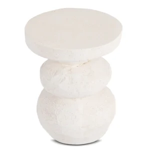 Măsuță LOVI 41 cm Crem/Bej Modernă — Măsuțe rotunde