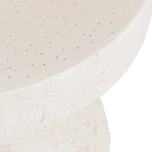 Măsuță LOVI 41 cm Crem/Bej Modernă — Măsuțe rotunde