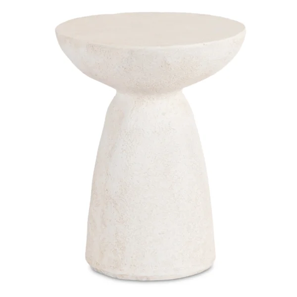 Măsuță NELL 41 cm Crem/Bej Modernă — Măsuțe rotunde