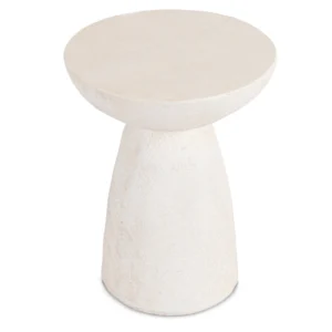 Măsuță NELL 41 cm Crem/Bej Modernă — Măsuțe rotunde