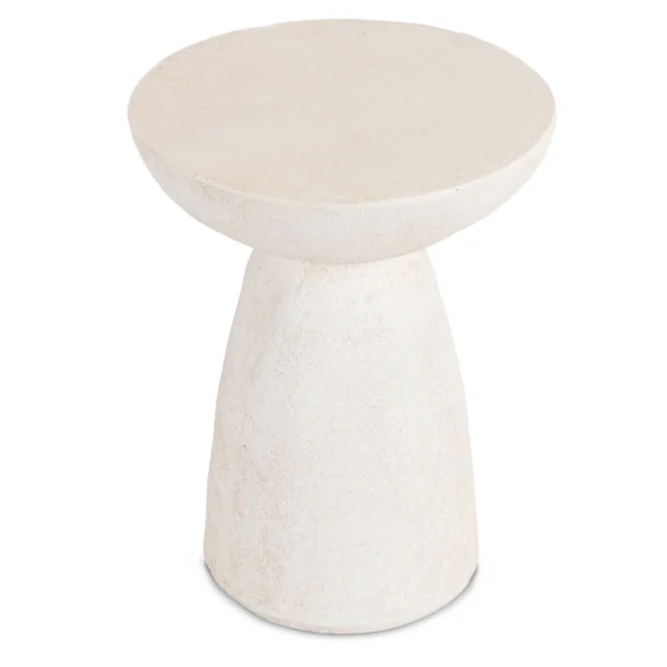 Măsuță NELL 41 cm Crem/Bej Modernă — Măsuțe rotunde