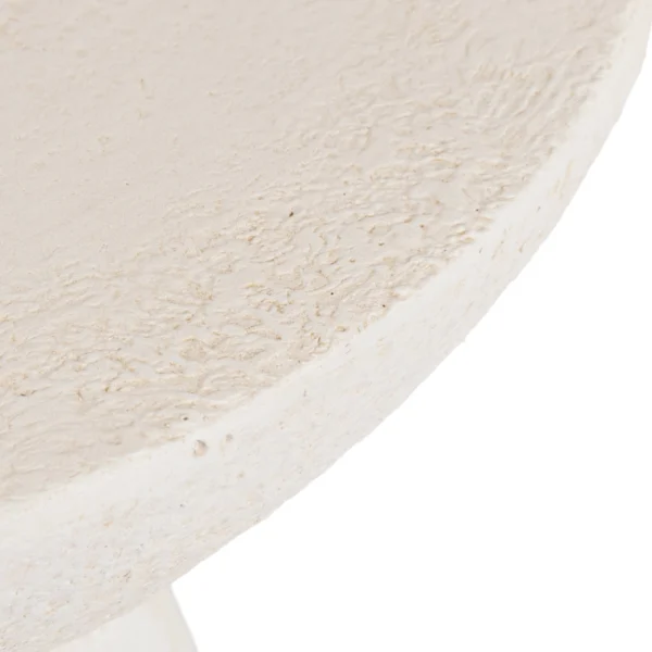 Măsuță NELL 41 cm Crem/Bej Modernă — Măsuțe rotunde