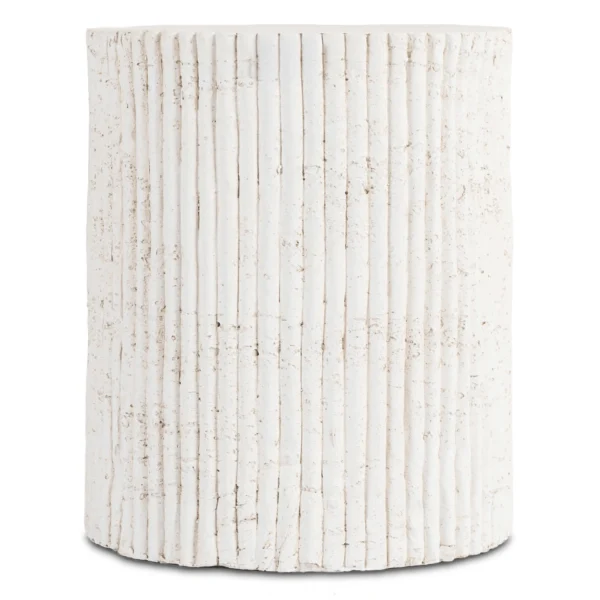 Măsuță TIALL 38 cm Crem/Bej Modernă — Măsuțe rotunde