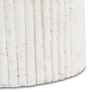 Măsuță TIALL 38 cm Crem/Bej Modernă — Măsuțe rotunde