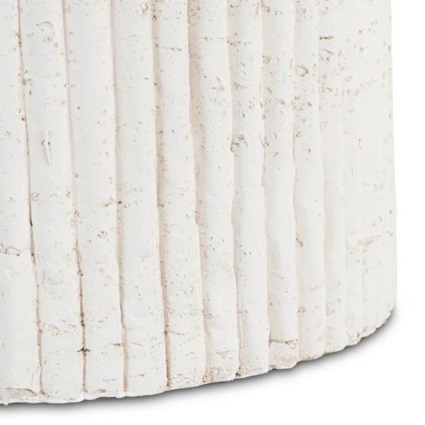 Măsuță TIALL 38 cm Crem/Bej Modernă — Măsuțe rotunde