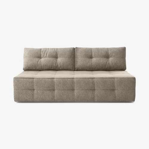 canapea-extensibila-morana-crem-din-tesatura-boucle-1 Canapea extensibilă MORANA, crem, din țesătură bouclé — Canapele și sofale
