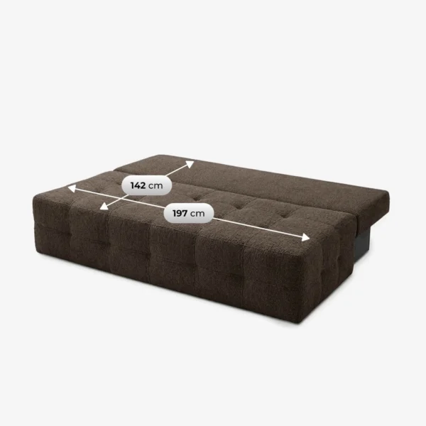 canapea-extensibila-morana-mocha-boucle-9-1 Canapea extensibilă MORANA mocha Boucle — Canapele și sofale